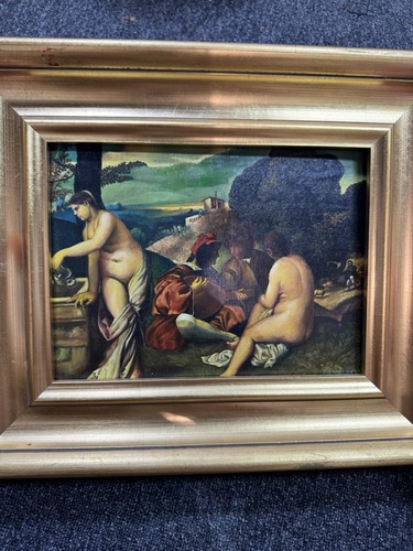 Hand painted vintage - hand,