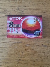 TDK HS 90 Video Tape 8mm PAL/SECAM High Quality New & Sealed