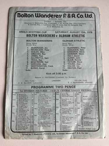 Bolton wanderers oldham - bolton,