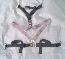 Unwin wheel chair occupant 4 point full harness, for floor tracking. Used.