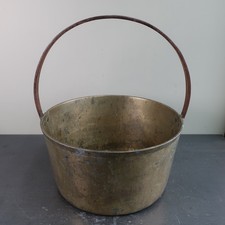 Antique Brass Jam Pan - Large 13.5" 6.3Kg
