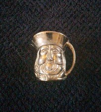 Vintage Brass Toby Jug Small