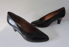 Hoofs Womens Vintage Italian Leather heeled Court shoes size 4.5 37.5