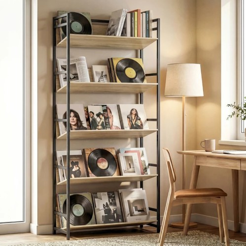 Tall industrial bookcase - tall,