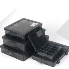 Storage Boxes Slots Adjustable Packaging Transparent Tool Case Jewelry Organizer