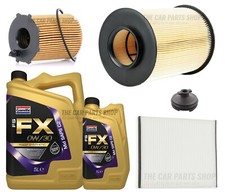 SERVICE KIT FOR FORD FOCUS ST-2 2.0 TDCI MK3 6L 0W30 & OIL AIR CABIN FILTER KIT
