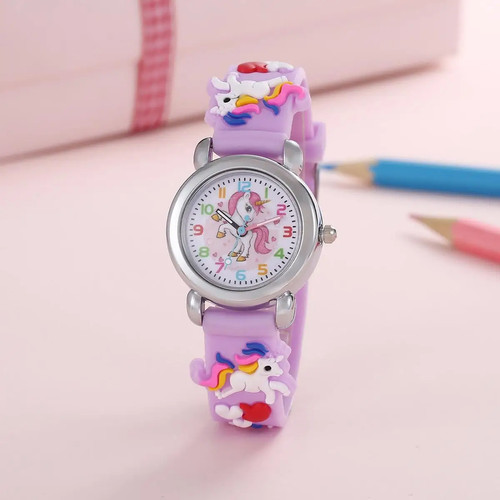 Girls unicorn watch - 3d,