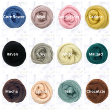 Corriedale Wool Top Needle/Wet