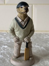 Robert Harrop Cricketer Batsman Labrador Figurine Country Companions CC36b 1991