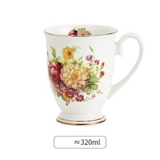 Floral Design China Mugs in