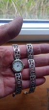 Sterling silver rotary - silver, watch