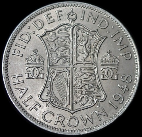 Half crown 1948 george - george, vi