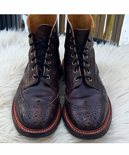 Tricker men brown - men's, leather