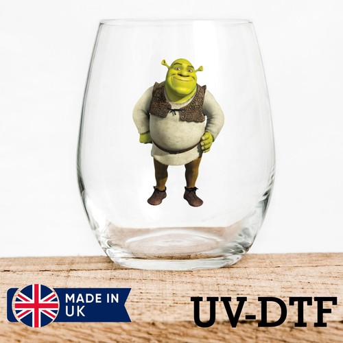 Shrek 8pcs dtf stickers - dtf,