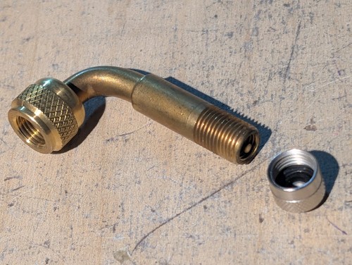 Bmw r100gs airhead tire valve - r100gs,