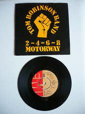 Tom Robinson Band 2 4 6 8 Motorway 2-4-6-8 7" Vinyl UK 1977 EMI 1st Press Single