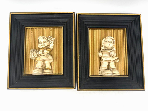 Vintage chalkware resin - vintage, 3-d