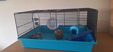 Hamster, Rat, Small Rodent Cage for Sale with accessories colour Blue 