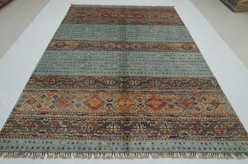 7x10 blue khorjin - 7x10, hand