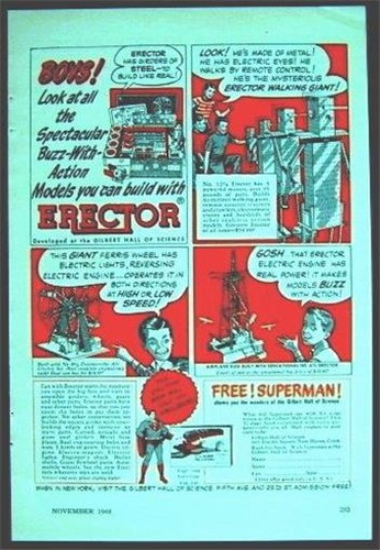 1948 gilbert erector 2 8 - erector, 1/2-8