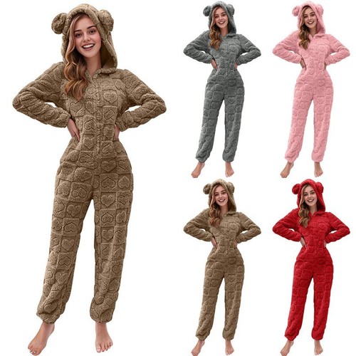 Lady teddy bear - lady, hooded