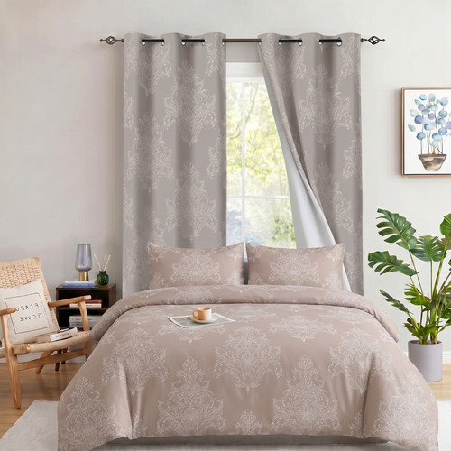 Floral blackout curtains - blackout,