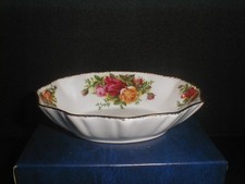 Royal Albert China Old Country Roses Vintage 6.5" 14cm Pin Trinket Dish UNUSED
