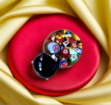 LADYBIRD PAPERWEIGHT Assorted Millefiori Studio Art VINTAGE RARE VG+++