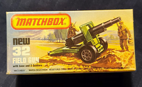 Matchbox field gun w - matchbox,