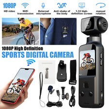 HD Pocket Action Camera 270° Rotation WiFi Vlog Camera Handheld Sports Cam UK