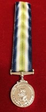 MINIATURE SOUTH ATLANTIC MEDAL with or without ROSETTE FALKLANDS MEDAL