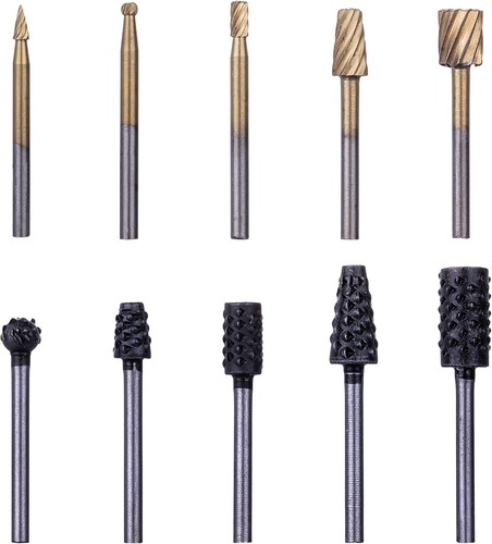 Wood carving rasp burr - burr, set