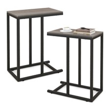 High sofa side table - high,