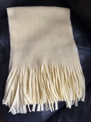 New soft yellow scarf - new, m&s
