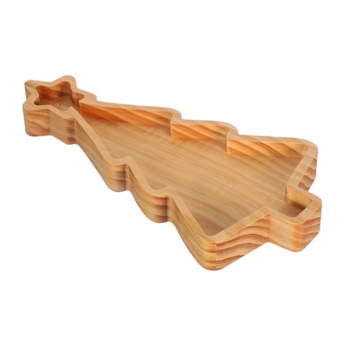 Wooden serving tray - wooden, christmas