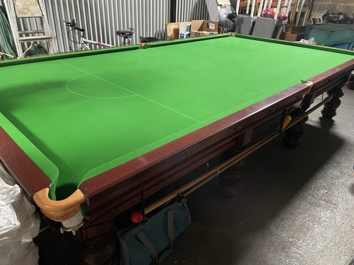 Full size mahogany snooker - size,
