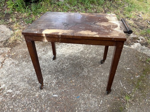 Side table castors brown - table,