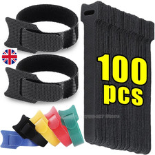100xreusable ties velcros hook - 100xreusable,