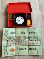 LOVELY Vintage K&C Limited Roulette Wheel Set + BAKELITE CHIPS K & C GAME NIGHT