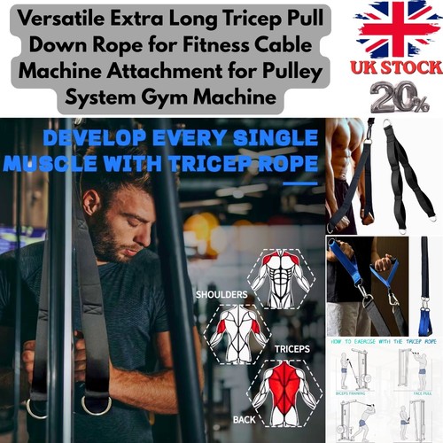 Extra long tricep rope - long,