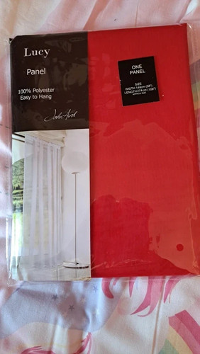 Brand new red - voile, panel