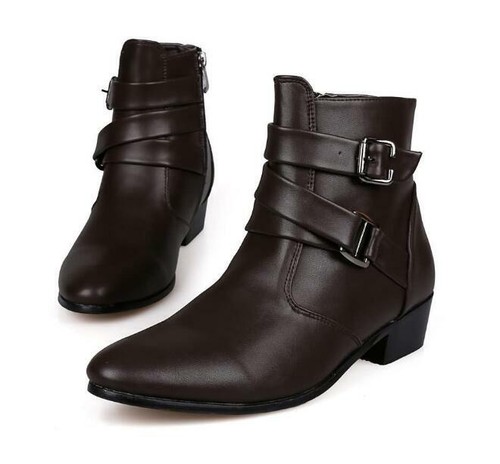 Mens cuban british heel ankle - cuban,