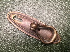 Antique brass pull - antique,