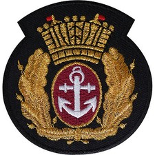 Anchor Patch Embroidered Badge