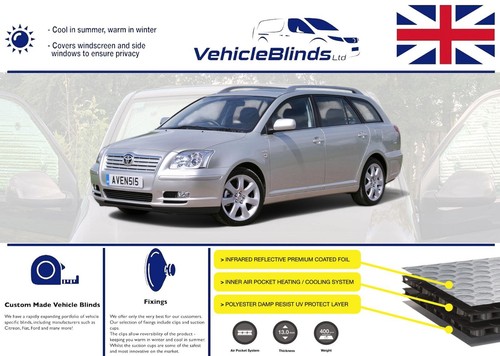 Thermal blinds for toyota - for,