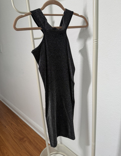 Zara black silver metallic - zara,