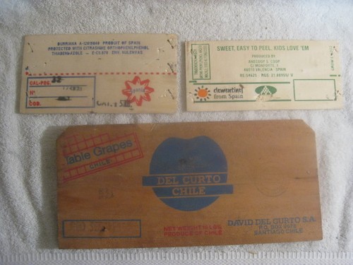 Three vintage wooden - three,