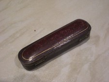 Antique red cheroot case