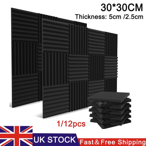 12x acoustic foam panel wall - acoustic,