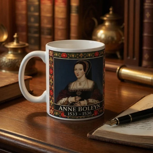 Anne boleyn portrait mug - portrait, —